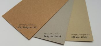 kraft name card materials 1 of 2