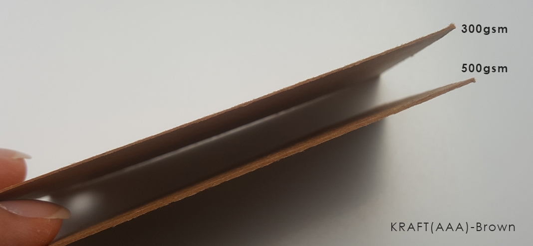 kraft name card materials 2 of 2