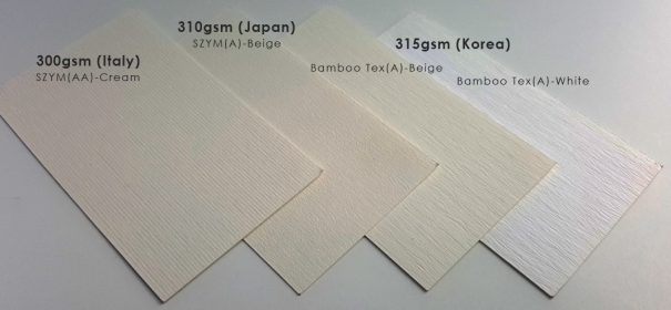 rough textured name card materials 1 of 6