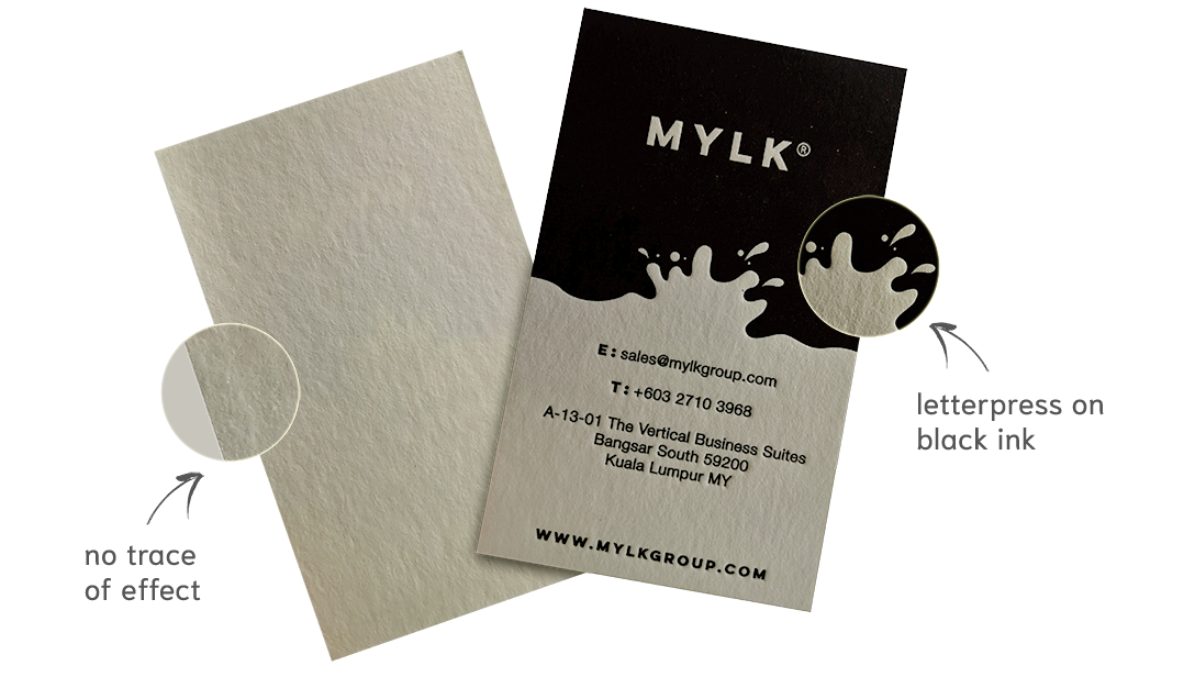 Letterpress Name Card Premium Name Card Printing Malaysia