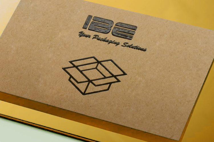 raised ink name card