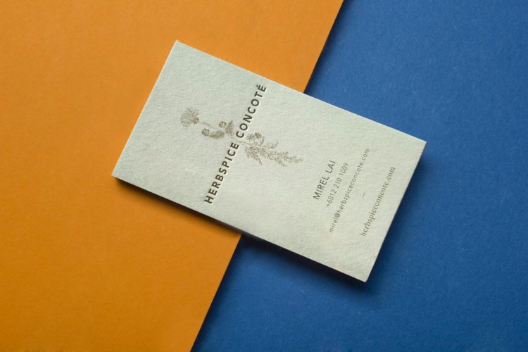 upper class name card